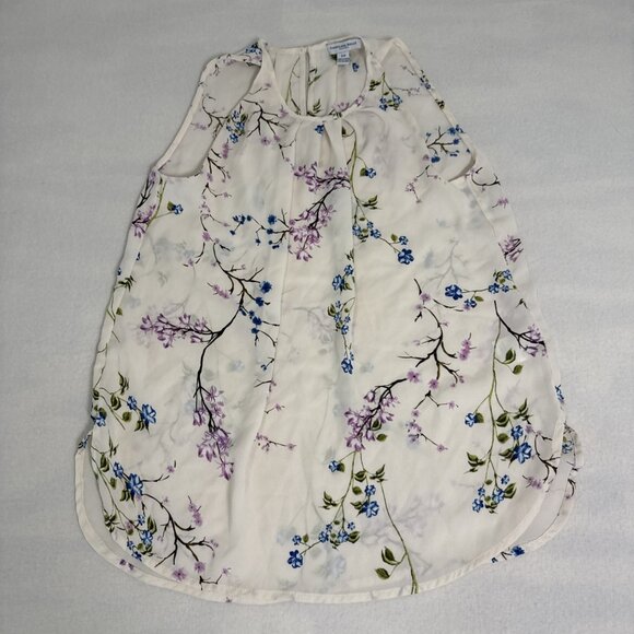 Carolina Belle Montreal Sleeveless Floral Blouse Tank SP Soft Pink Pullover - Picture 1 of 8